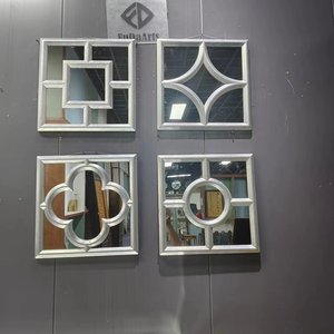 Espejo Decorativo Retro de Estilo Europeo de 40x40cm, Combinación para Porche, Pasillo, Restaurante, Decoración de Pared, Envío Directo DDP - Product Image 5