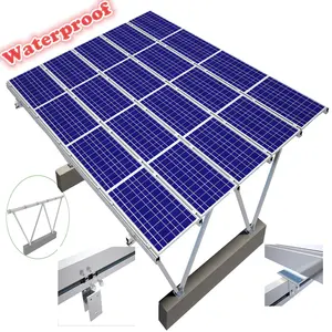 新设计光伏模块地面安装太阳能光伏系统太阳能车棚系统太阳能地面安装。汽车停车T6
