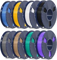 Filament PLA haute résistance 1,75 mm 1 kg/rouleau, sans déformation, extrusion fluide, matériau plastique PLA pour prototypage rapide et bricolage