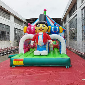 Castillo inflable comercial con tobogán y obstáculos para circo, carnaval o eventos al aire libre. - Product Image 5