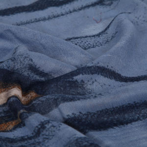 2025 Best Seller <b>Scarf</b> Ink New Style Print <b>Scarves</b> with Short Fringe Polyester Winter Neck Wholesale Promotional Gift - Product Image 3