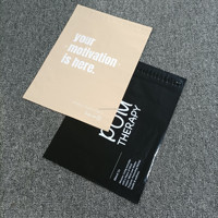 Sac d'expédition en plastique imperméable personnalisé avec logo pour vêtements et sweats à capuche, emballage brillant avec impression express