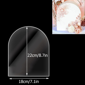 Espátula Transparente para Glaseado <span class=keywords><strong>de</strong></span> Pasteles, Herramienta para Alisar Repostería, Decoración <span class=keywords><strong>de</strong></span> Pasteles, Fondant, Crema <span class=keywords><strong>de</strong></span> Mantequilla, Raspador <span class=keywords><strong>de</strong></span> Acrílico <span class=keywords><strong>de</strong></span> 12 Pulgadas - Product Image 6