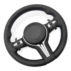 Volante de cuero deportivo M personalizado para coche para <span class=keywords><strong>BMW</strong></span> E90 E60 E46 E81 E82 E87 E88 E89 E91 E92 E93 E61 E84 E70 E72 E71 M3 <span class=keywords><strong>M5</strong></span> - Product Image 2