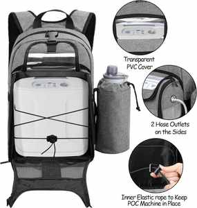 Bolsa de Transporte POC Compatible con el Concentrador de Oxígeno Portátil Inogen, Mochila - Product Image 2