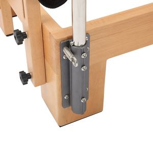 Lit de Pilates semi-surélevé en hêtre durable avec tour pour équipement d'entraînement de <span class=keywords><strong>yoga</strong></span> à noyau semi-suspendu - Product Image 4