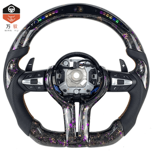 Marquage rouge personnalisé avec bordure noire perforée F01 F06 F10 F11 F15 F20 F21 F22 F30 F31 F32 F36 M3 <span class=keywords><strong>M5</strong></span> M6 pour volant pour BMW - Product Image 1