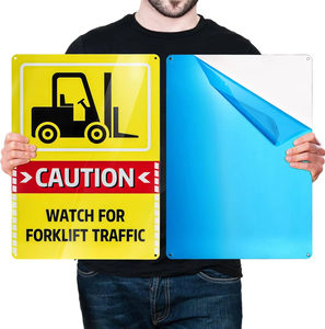 Forkliftler için özelleştirilmiş yüksek mukavemetli korozyona dayanıklı hafif tasarım alüminyum trafik güvenliği tabelaları - Product Image 2