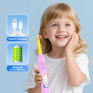 Cepillo de Dientes Eléctrico Recargable Premium para Niños con Limpieza Rotativa - Product Image 5