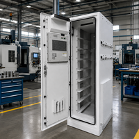 Système de stockage d'énergie par batterie industriel et commercial MECC 50 kW 100 kWh, armoire BESS intégrée pour le stockage d'énergie en usine