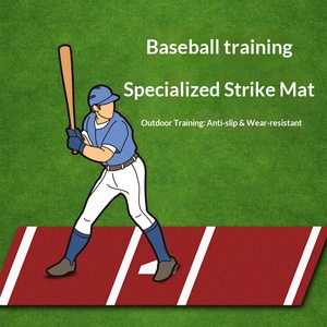 Tapis d'entraînement de baseball et softball antidérapant, absorbant les chocs, anti-acariens, antibactérien, résistant à l'usure, pour extérieur - Product Image 6