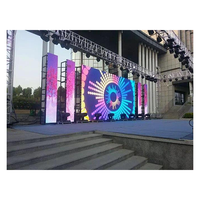 Alto brillo P3.91 P4.81 Pantalla de alquiler Led 500x500mm Paneles LED de fondo de escenario de publicidad a todo color