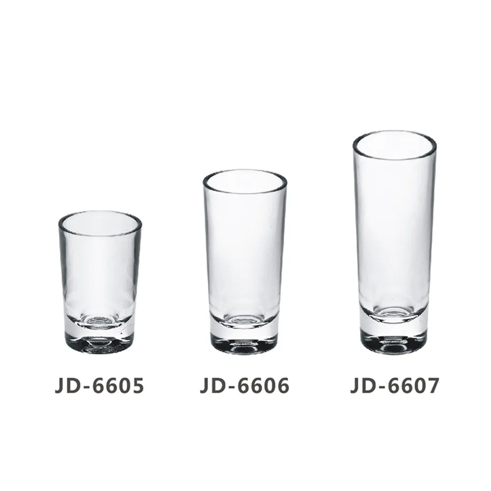 JC0010 Wholesale Durable Bright Colored Drinking Plastic Whisky Glass Beer Juice Acrylic Cup