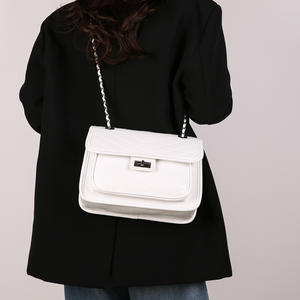 Offre Spéciale petit sac carré femme nouvelle tendance diamant treillis ligne de broderie dames luxe épaule sac à bandoulière - Product Image 2