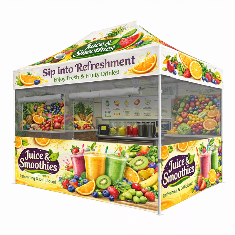 Outdoor Tents Custom Food Concession 10x15ft