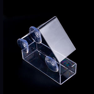 Ventosa transparente colgante colibrí acrílico comedero para pájaros salvajes ventana exterior comedero para pájaros y <span class=keywords><strong>bebedero</strong></span> - Product Image 5