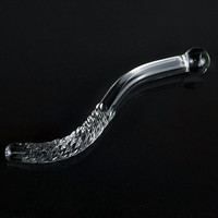 Verre en forme de S Cristal Perlé Anal Butt Plug Stimulation Vaginale Et Anale Verre Gode Pénis Sex Toys