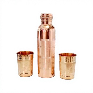 Bouteille d'eau en cuivre avec couvercle et paille, 20 oz, gobelet effet boule disco argentée, cadeau pour mariée pour fête de mariage - Product Image 3