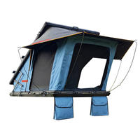 Tente de toit imperméable à double couche de 3000 mm, capacité de 300 kg, tente de toit pour camion, ouverture hydraulique automatique, installation rapide