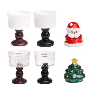 Miniaturas para Casa de Muñecas, Decoración Navideña, Taza de Helado, Accesorios para Casa de Muñecas, Juguete de Simulación - Product Image 1