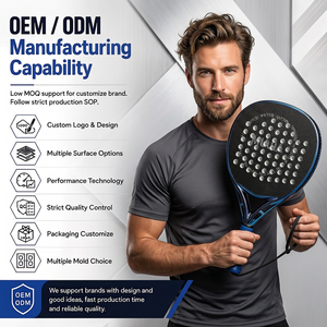 Raqueta <span class=keywords><strong>de</strong></span> Pádel <span class=keywords><strong>de</strong></span> Fibra <span class=keywords><strong>de</strong></span> Carbono, Fabricación China, Camewin, Venta al Por Mayor, OEM, ODM, Raquetas <span class=keywords><strong>de</strong></span> Pádel - Product Image 1
