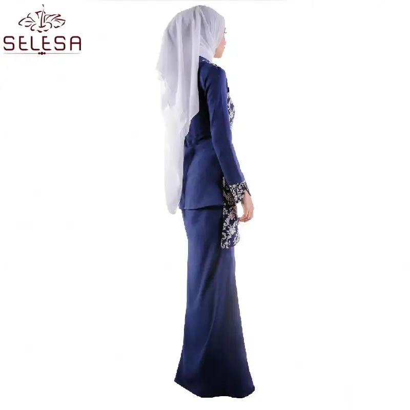 Hijab Gasa De Malasia Ladies Pleated Plus Size Vintage Floral Casual Kaftan Dresses R Long Sleeve Woman Dress Summer Tops Women