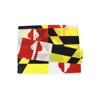 Drapeaux du Maryland en gros, 3x5 pieds, conformes aux normes américaines, imperméables, durables, en polyester, imprimés numériquement sur mesure, pour les administrations