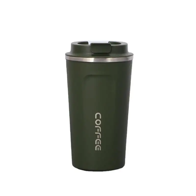 Özel Logo 510ml paslanmaz çelik çift duvar termos kupa noel hediyesi vakum su kahve kupası Shaker araba sahipleri