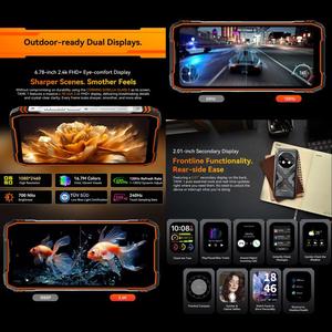 16GB+512GB, Nuevo Blackview Oscal TANK 1, 6.78 Pulgadas Android 15 DokeOS 4.2 Mediatek Dimensity 7050 Octa Core - Product Image 6