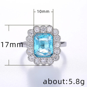 Anello Vintage con Zircone per Donne, Elegante Gioiello da Dito alla Moda - Product Image 5