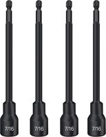 SGS Source usine noir phosphatation magnétique écrou pilote 1/4 ''hexagone 150mm pilote vent écrou Setter de qualité industrielle