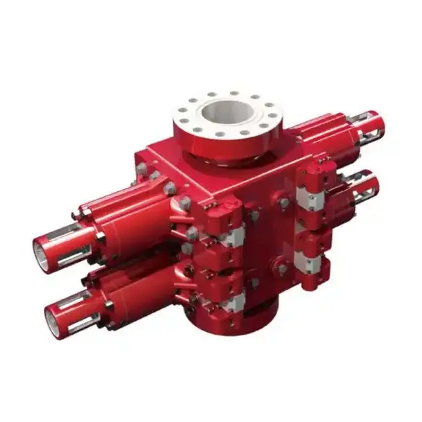 API 16A ram BOP ram blowout preventer utilizzato sulla testa dell'involucro per apparecchiature per giacimenti petroliferi