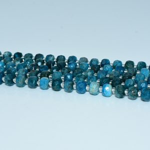 Vendita all'ingrosso 8*6mm sfaccettato perle di <span class=keywords><strong>Apatite</strong></span> pietre preziose naturali per la creazione di gioielli fai da te - Product Image 4