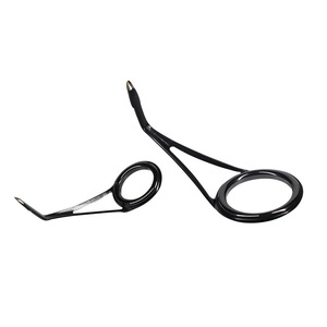 Blanco de plata No daño a línea de pesca aparejos de pesca rod guías anillo utilizado para flujo de polo - Product Image 3