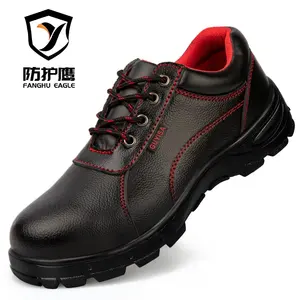 The Ultimate Cost-effective Rubber Outsole Embossed Leather Anti-smash And Anti-puncture Multi-functional Safety Shoes