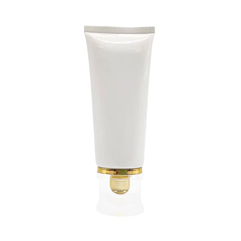 Hot Sale Competitive Price 70ml 90ml 110ml 150ml Refillable Oval Shape Soft Tail Sealed Cosmetic Tube