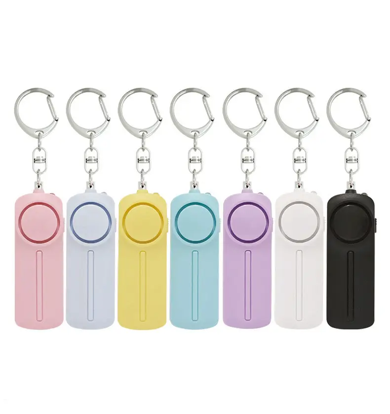 Alarm Keychain Women Self Defense Personal Safety Protection Device with LED Light Safesound Emergency Security Alert Keychain