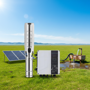Bomba de Agua Solar Sumergible de 0.5 <span class=keywords><strong>HP</strong></span> con Motor DC sin Escobillas de Alta Presión, 24V, Portátil, OEM - Product Image 1