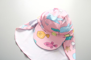 Maillot de bain une pièce licorne rose pour bébé fille, manches longues, protection contre les éruptions cutanées, maillot de bain avec chapeau de soleil - Product Image 4