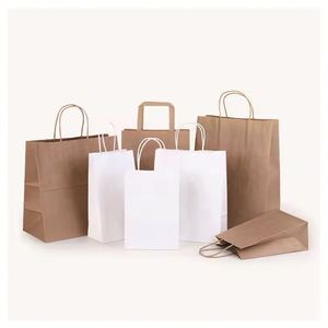 Restaurant Custom Printed Food Grade Greaseproof Sandwich Hot Dog Packaging Food Takeaway Kraft Paper Bag - Product Image 1