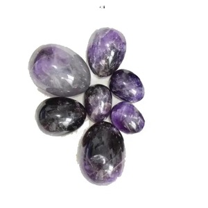 Oeuf de Yoni en Améthyste Naturelle pour Femme Pierre de Kegel en Cristal Poli pour Renforcer et Guérir le Plancher Pelvien - Product Image 6
