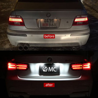 Éclairage de plaque d'immatriculation led pour BMW E81, E87, E87N, E85(Z4), E866, E63, E63N, E64(M6), E64N lumières super lumineuses