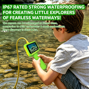 Endoscopio para niños ES08B, pantalla de 2,4 pulgadas, flexible, resistente al agua, juguete de exploración de la naturaleza al aire libre para niños de 5 a 7 años - Product Image 4