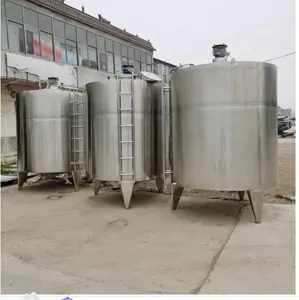 Factory Direct Sale Customized Food Grade Sanitary Easy Return Stainless Steel Agitator Milk Tank Yogurt Fermentation Tank
