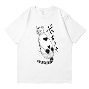 อิโตะ โทมิเอะ ซวงยี่ รันเออร์ คอลเลคชั่นร่วมกัน วินเทจ ญี่ปุ่น ฮอร์เรอร์ เรโทร พิมพ์ลาย - เสื้อยืดคอกลมแขนสั้นผ้าทึบแสง - Product Image 4