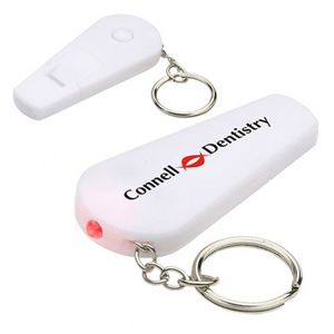 Luz Roja Personalizada |   Apriete y suelte para encender/apagar |   Silbato de Seguridad |   Anillo de Unión Desmontable |   Pilas de botón incluidas - Product Image 5