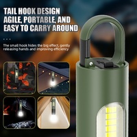 Lampe torche LED ABS transfrontalière pour l'Asie du Sud-Est, lumière puissante, rechargeable, longue portée, portable, multifonctionnelle pour le camping
