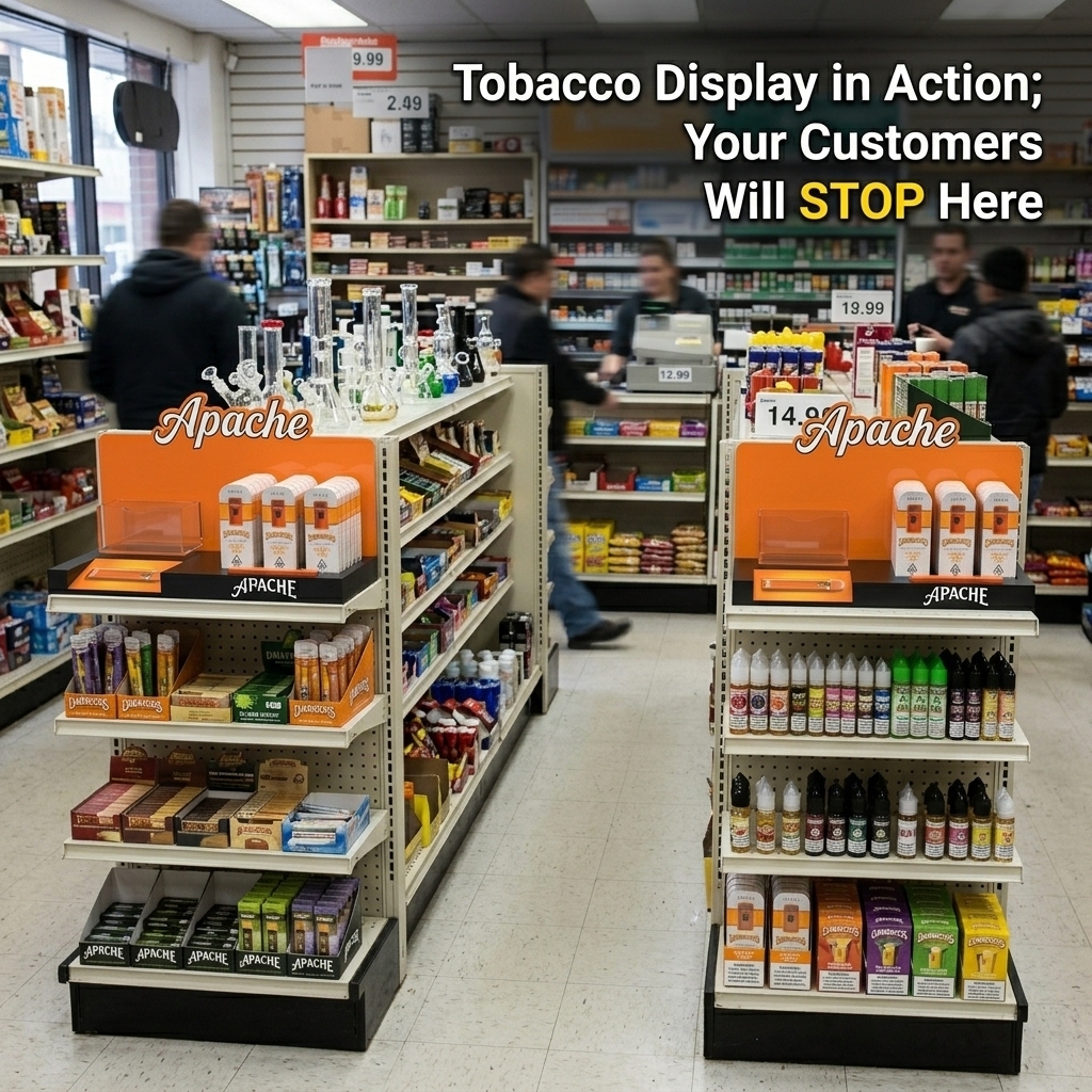 Wholesale Acrylic Tobacco Display Stand Countertop Cigarette Holder Smoke Shop Counter Rack Lighter Rolling Paper Organizer OEM — view 2