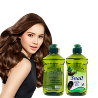 Huile Réparatrice Cheveux Secs et Crépus pour une Chevelure Lisse et Brillante, Huile Capillaire Naturelle à la Kératine et Bave d'Escargot Favorisant la Pousse