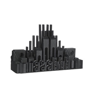 Kit de Sujeción de Acero M8 de 52 Piezas, Kit de Sujeción de 58 Piezas con Tuercas en T, Juego de M10 M12 M14 M16 M18 M20 <span class=keywords><strong>M22</strong></span> M24 <span class=keywords><strong>CK10</strong></span> CK12 CK14 CK16 CK18 CK20 - Product Image 2